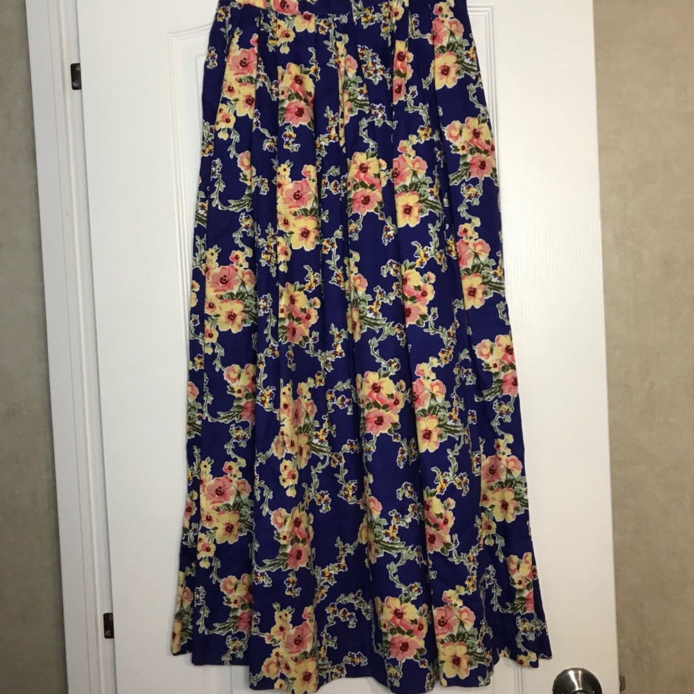 J. Davis Vintage Floral Skirt